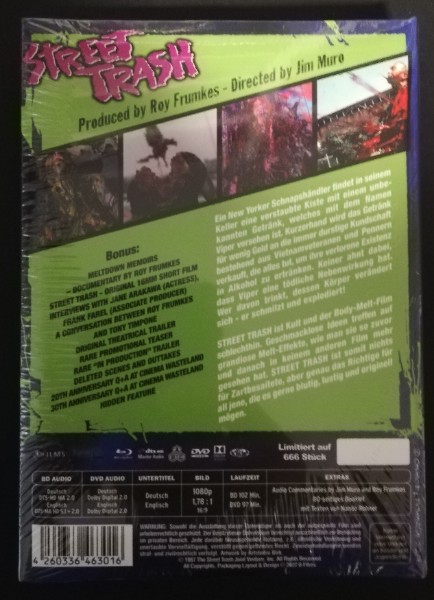 STREET  TRASH  (MEDIABOOK) NEU IN FOLIE