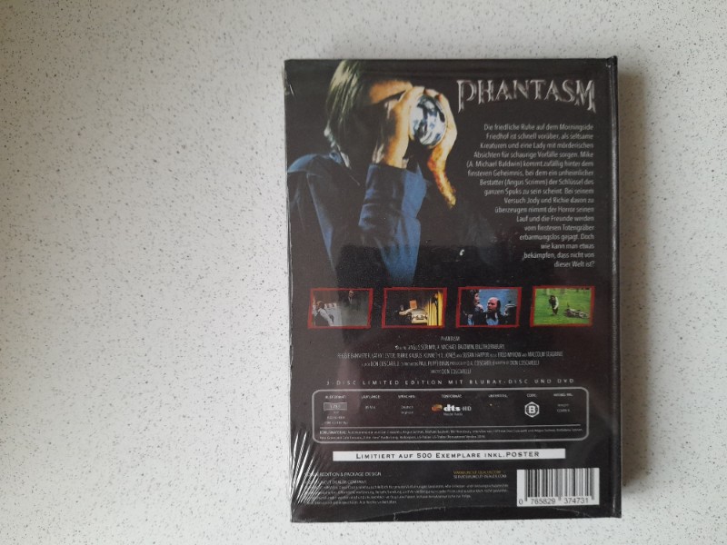 MEDIABOOK : PHANTASM  - LIMITIERT 500 St�ck