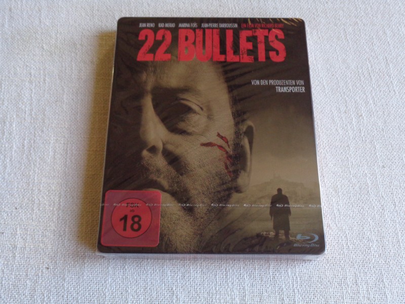 22 Bullets (2010) - Steelbook - Blu-Ray -Jean Reno