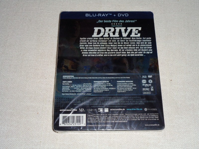 Drive (2011) - Steelbook - Blu-Ray + DVD-R.Gosling