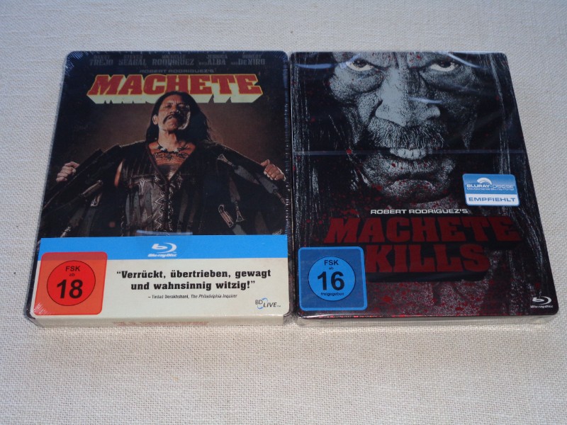 Machete + Machete Kills -- 2 x Steelbook - Blu-Ray