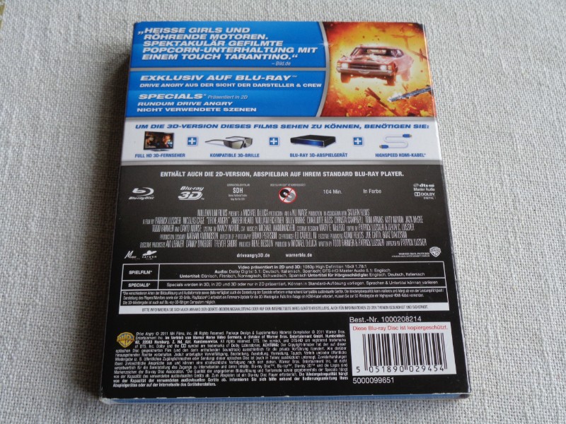 Drive Angry - Blu-Ray 3D - Nicolas Cage