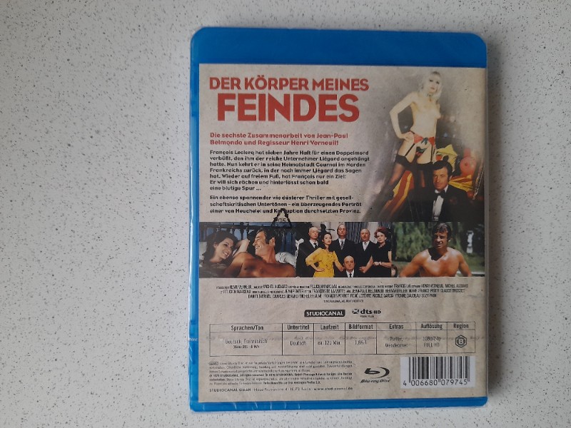 Blu-ray : DER K�RPER MEINES FEINDES - BELMONDO