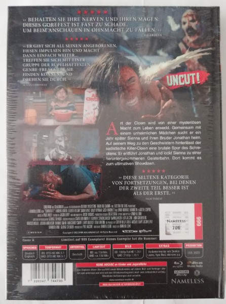 TERRIFIER 2 (MEDIABOOK) NEU IN FOLIE