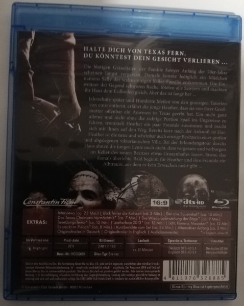 TEXAS  CHAINSAW  2D  -    91 min.