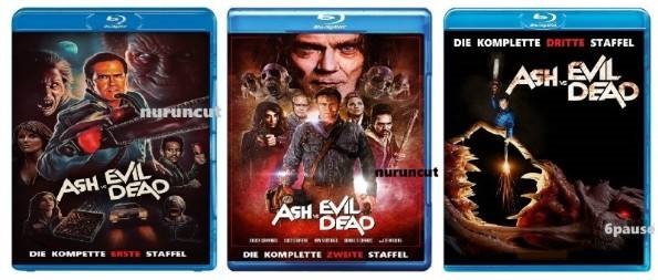 Ash vs. Evil Dead Staffel 1-3 Blu ray Ton Deutsch