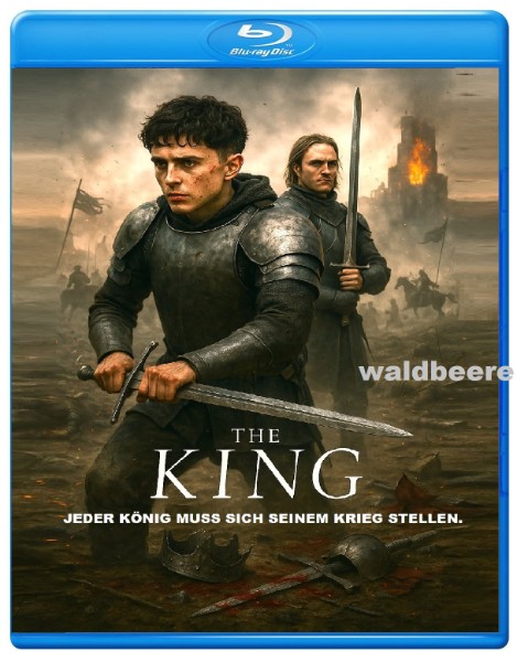 The King Timoth�e Chalamet Robert Pattinson Bluray