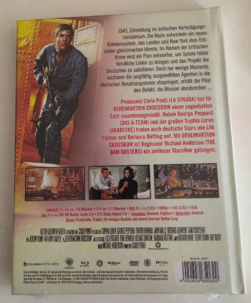 Geheimaktion Crossbow (Blu Ray + DVD Mediabook)