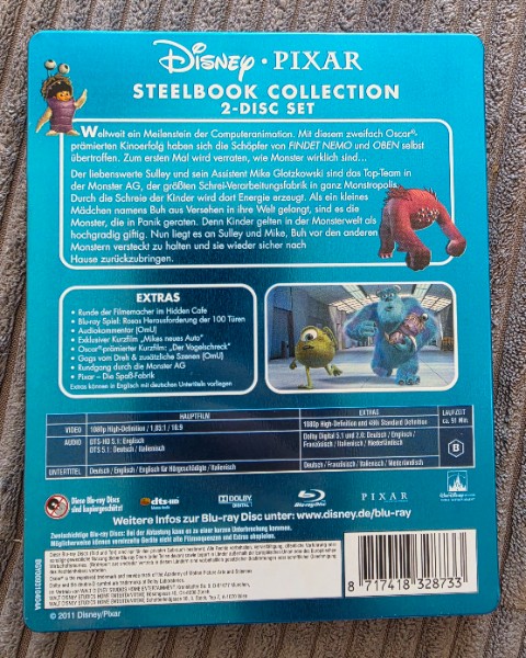 Die Monster AG (Blu Ray Steelbook)
