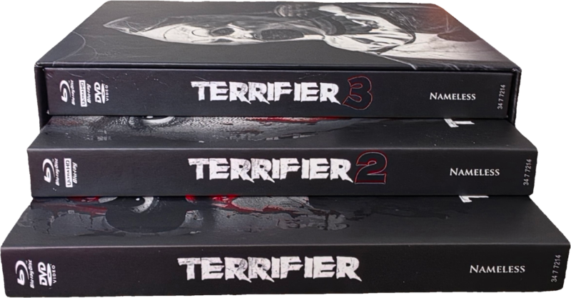Terrifier 1-3 UNCUT schuber mediabook