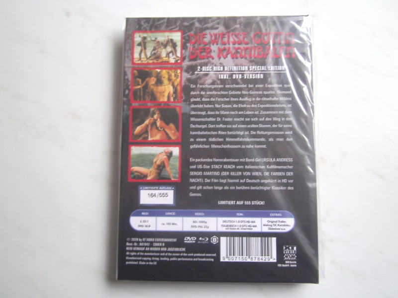 Die weisse G�ttin der Kannibalen, Mediabook,