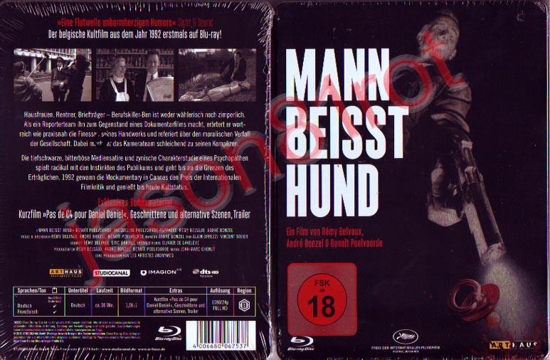 Mann bei�t Hund - Steelbook Edition / Blu Ray NEU