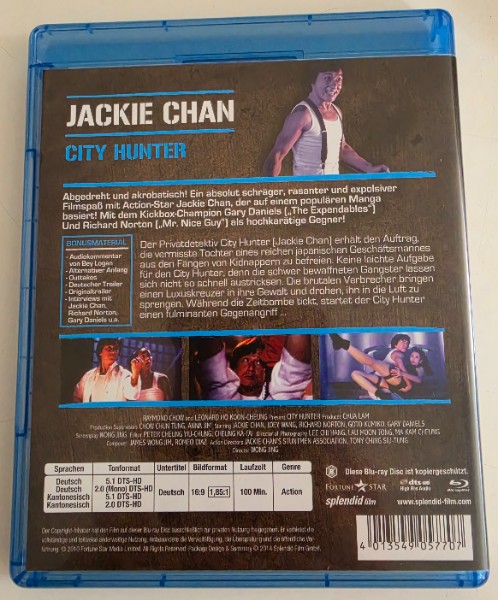 City Hunter (Dragon Edition Blu Ray)