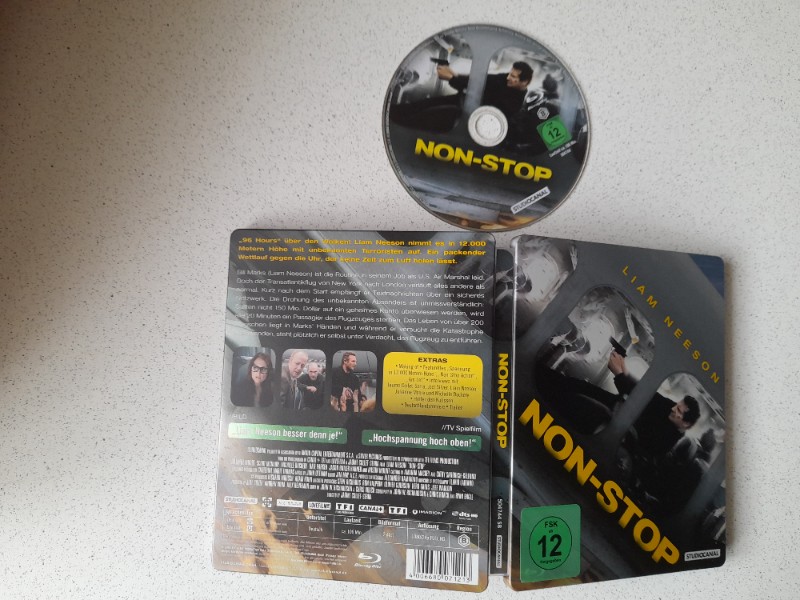 Blu-ray STEELBOOK : NON-STOP - LIAM NEESON