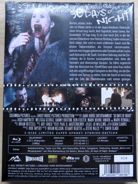 30 Days of Night Mediabook Wattiert 014/55 NEU&OVP