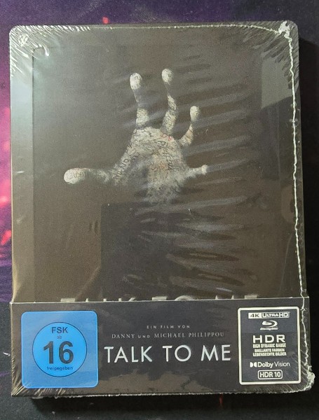 Talk to me 4K Blu-ray Steelbook OVP