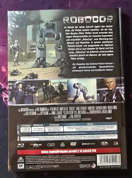Robocop Mediabook Cover B OVP �84 Entertainment