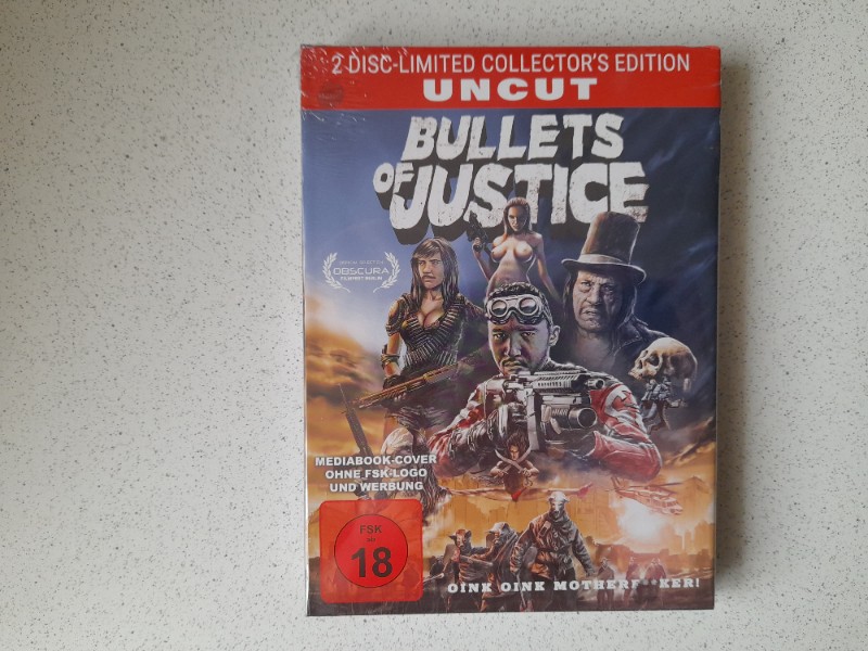 MEDIABOOK : BULLETS OF JUSTICE - LIMITIERT 2000 ST