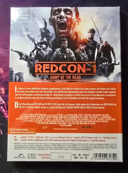 Redcon-1 Mediabook Cover B OVP Nummer 8