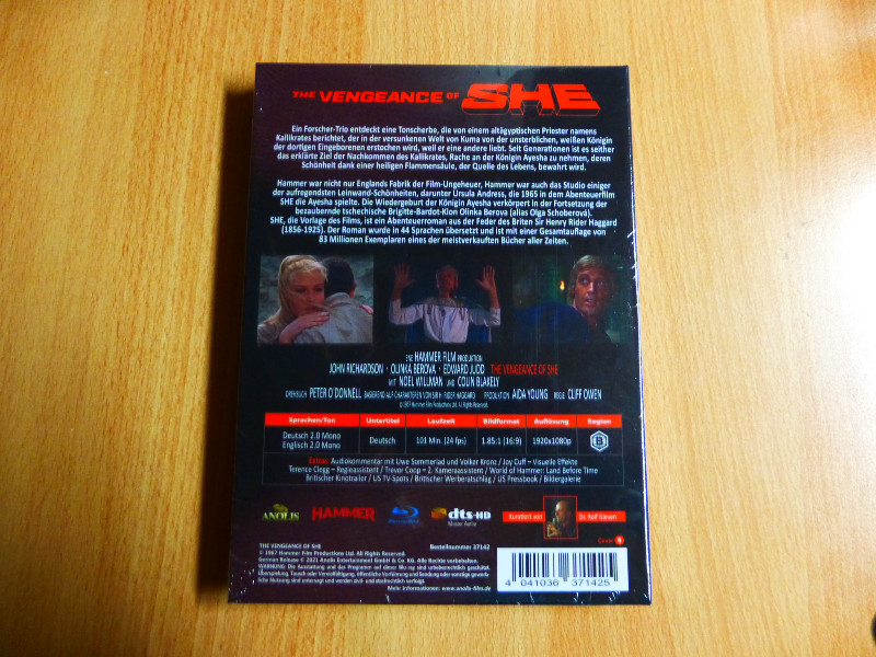 The Vengeance of She (Limited Mediabook)