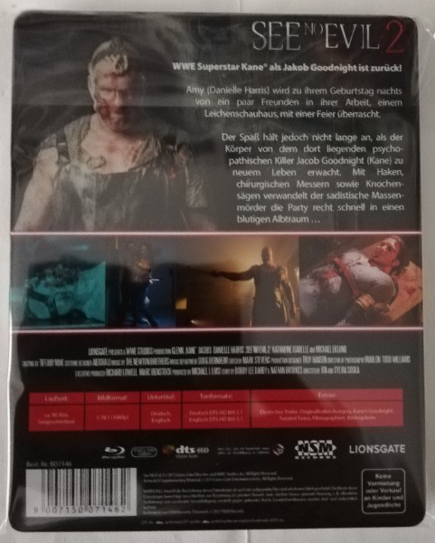 SEE  NO  EVIL  1 -  2     ( UNCUT )  STEELBOOK