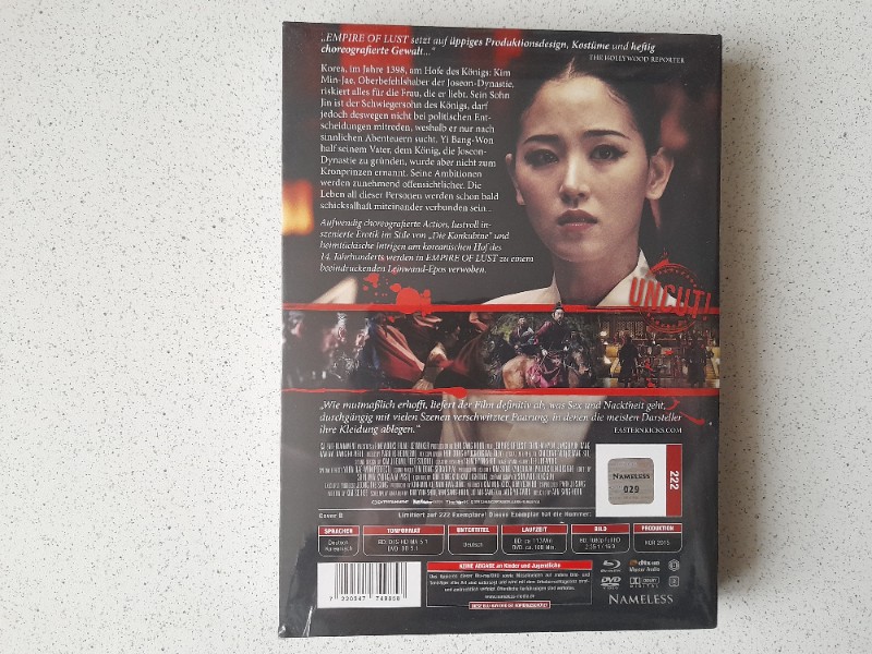 MEDIABOOK : EMPIRE OF LUST - Limitiert 222 St�ck