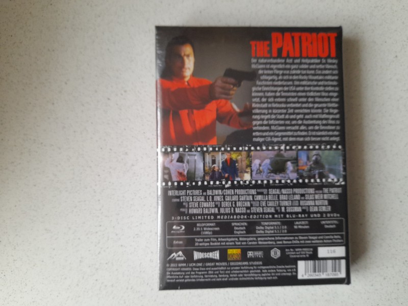 MEDIABOOK wattiert : THE PATRIOT - Nummer 116