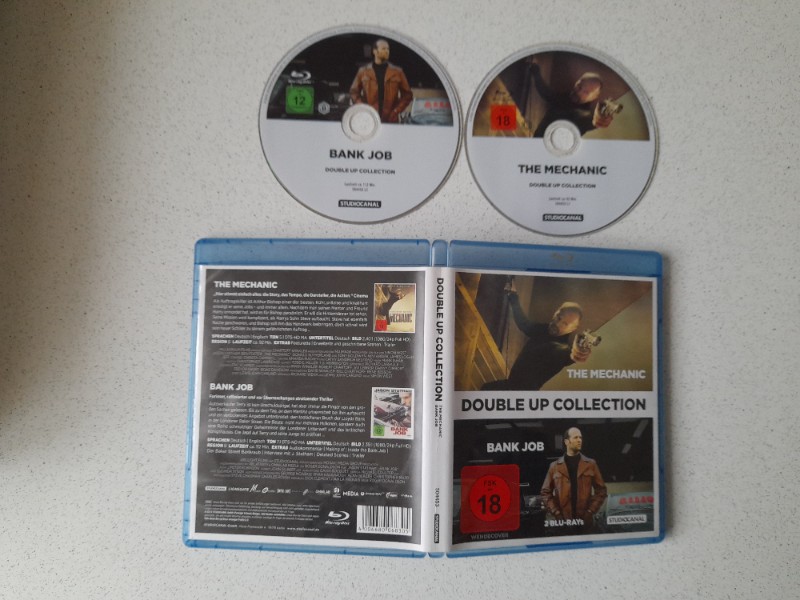 Blu-ray : THE MECHANIC + BANK JOB - JASON STATHAM