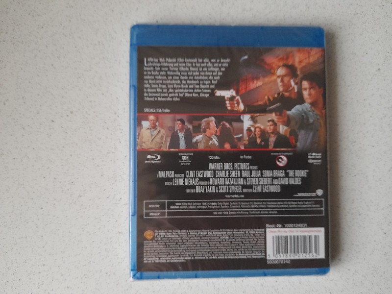 Blu-ray : ROOKIE - CHARLIE SHEEN - CLINT EASTWOOD