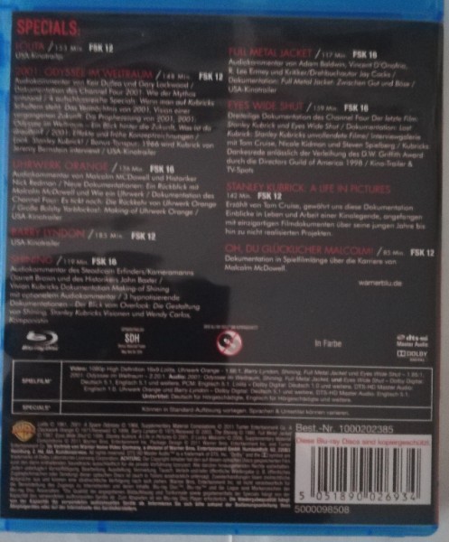 STANLEY  KUBRICK  COLLECTION   ( UNCUT )