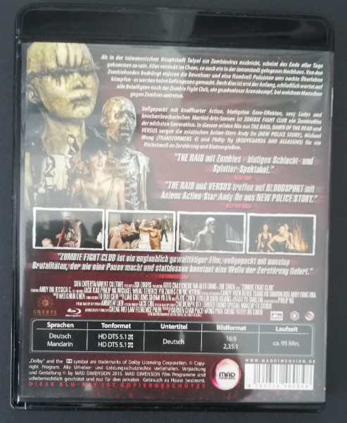 ZOMBIE  FIGHT  CLUB   ( UNCUT )