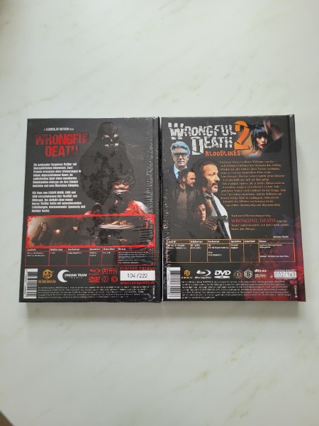 Wrongful Death I + II im Mediabook, limitiert, NEU