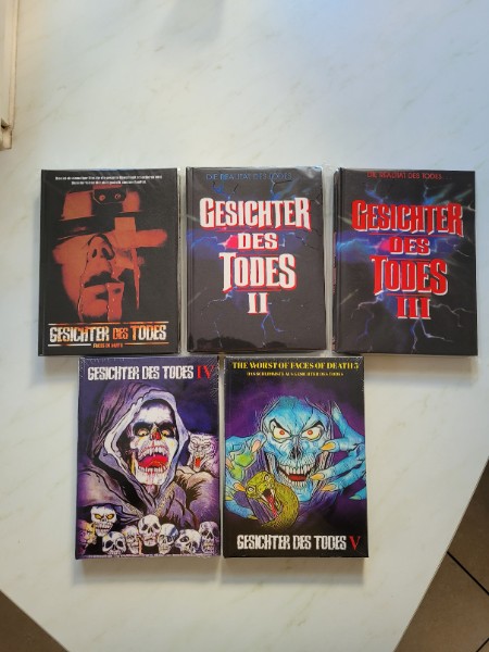 Gesichter des Todes 1 - 5, Mediabook, limitiert