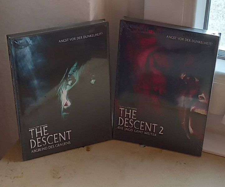 The Descent Teil 1 + 2 Mediabook OVP