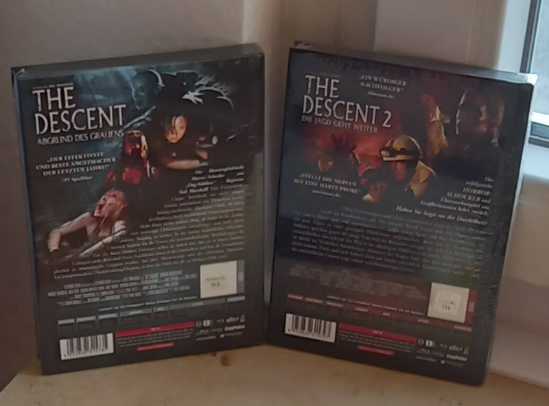 The Descent Teil 1 + 2 Mediabook OVP