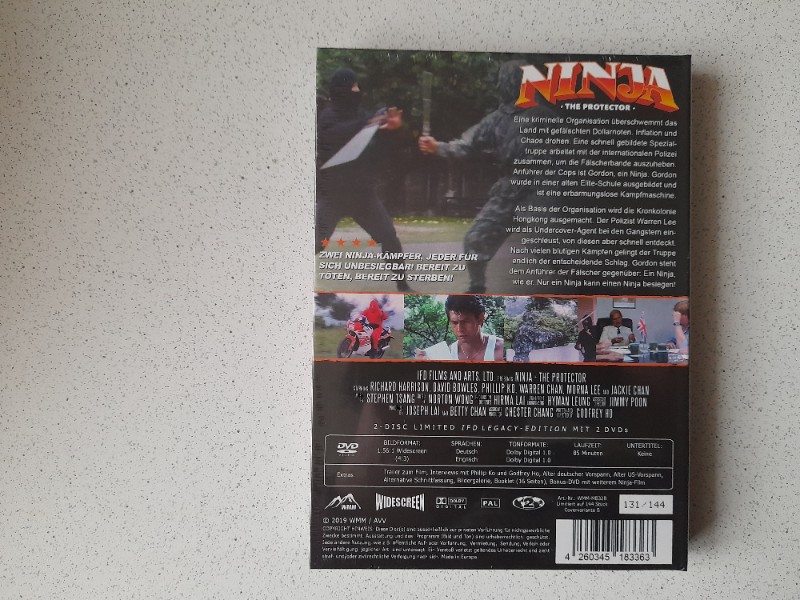 MEDIABOOK : NINJA THE PROTECTOR  - 144 St�ck