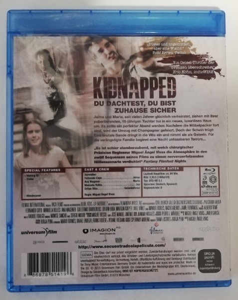 KIDNAPPED    ( UNCUT )