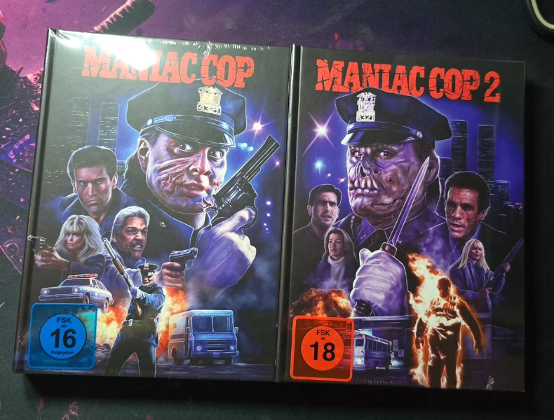 Maniac Cop 1+2 Mediabook OVP