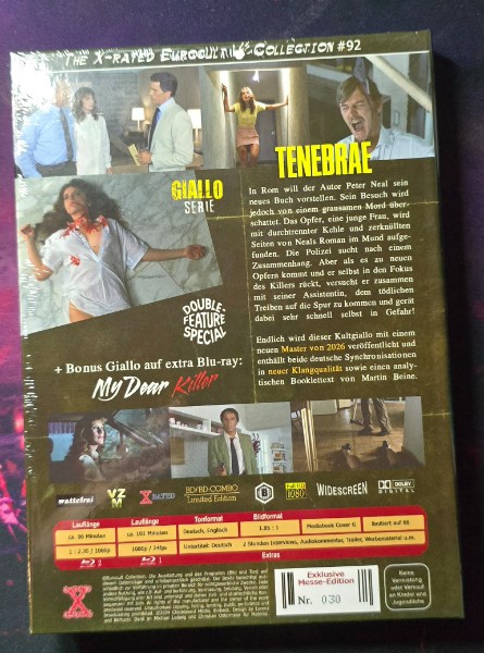 Tenebre Mediabook Cover G OVP 66 Auflage