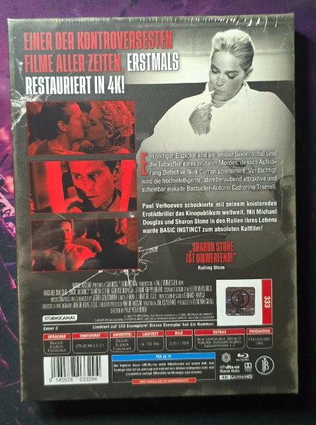 Basic Instinct Mediabook Cover C OVP