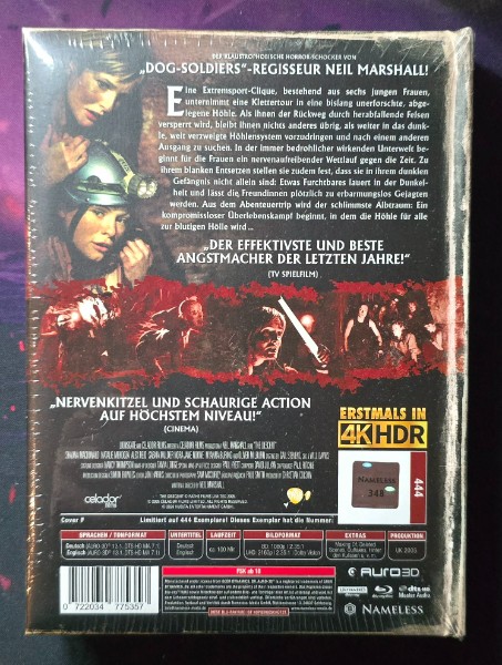 The Descent Mediabook Cover F OVP