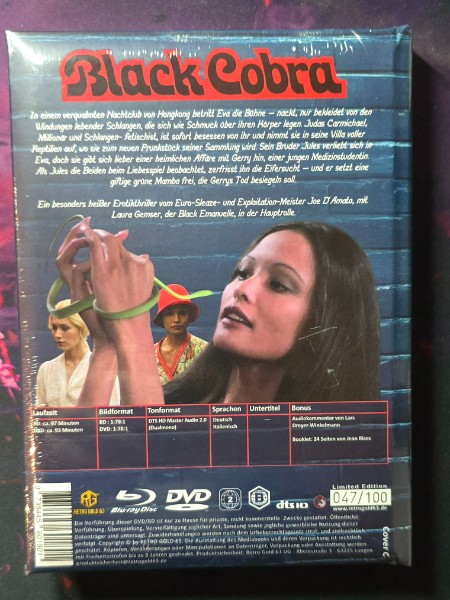 Nackte Eva Deadly black Cobra Mediabook C OVP