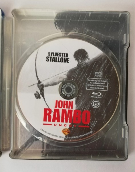 JOHN  RAMBO  ( UNCUT ) STEELBOOK