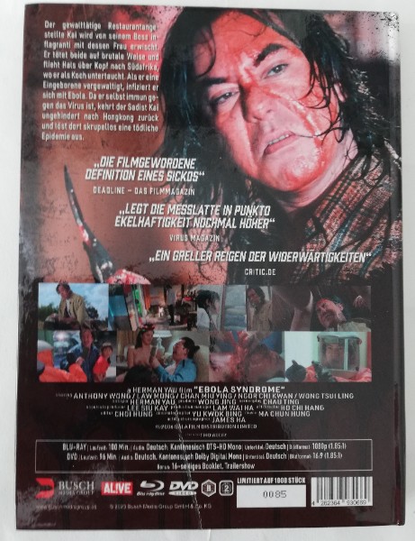 EBOLA  SYNDROME ( UNCUT ) MEDIABOOK