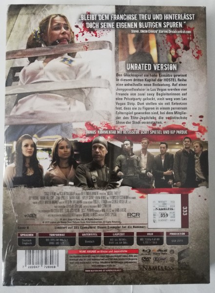 HOSTEL  3   (  UNCUT  )  MEDIABOOK - NEU IN FOLIE