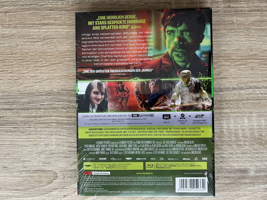 The Toxic Avenger-Mediabook-Blu-ray