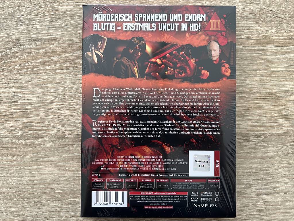 Invitation Only - Mediabook -Cover B (Blu-ray+DVD)