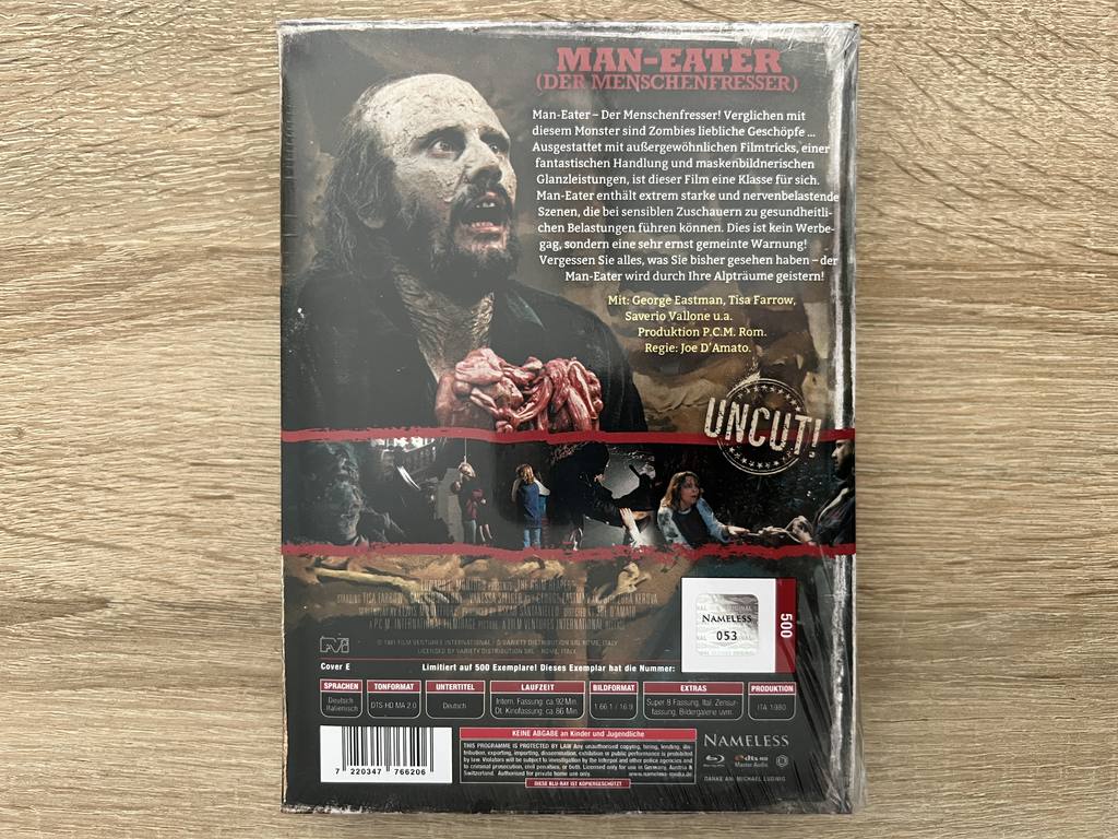 Man Eater-Der Menschenfresser-Mediabook-Blu-ray