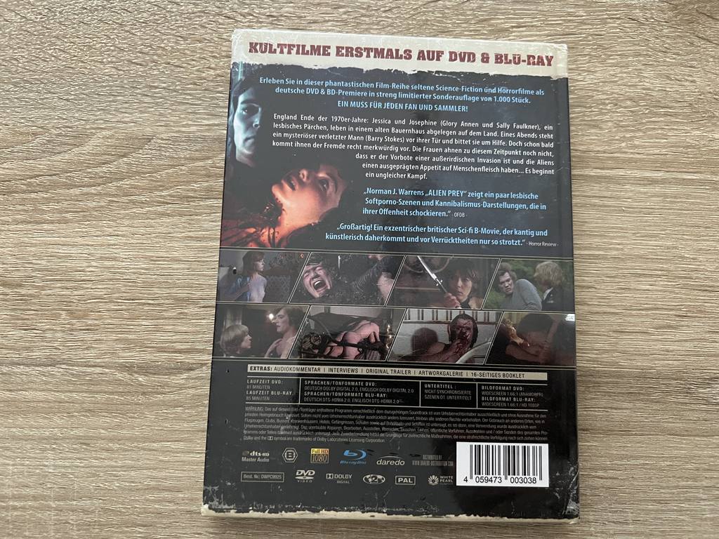 Alien Prey -  Mediabook - Blu-ray+DVD - B-WARE
