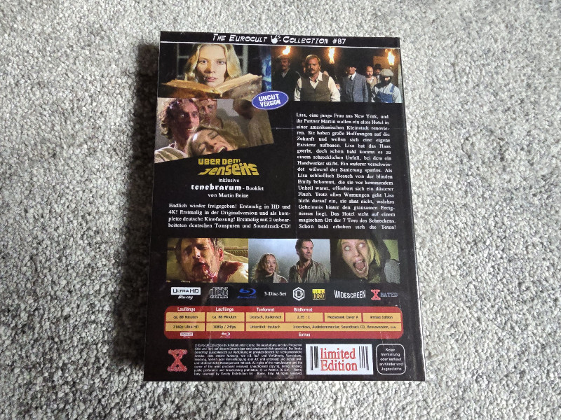 �ber dem Jenseits Mediabook Cover UHD, Blu-ray OVP